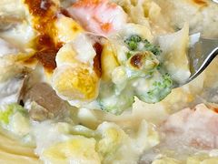 乳酪焗素菜-小白桦西餐厅