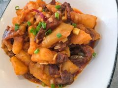 生煎土豆牛肉条-凯鸽酒楼•雁北民间菜(云冈石窟店)
