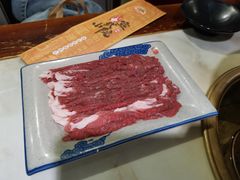 手切苏尼特羊后腿肉-宣武小院涮肉(前门店)
