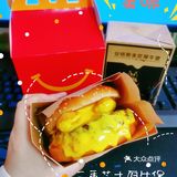 麦当劳新品：三重芝士厚牛堡安格斯MAX