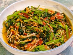 酸笋炒空心菜-浩海火烧云傣家菜(京广店)