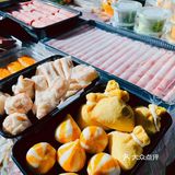 在家吃火锅的快乐！