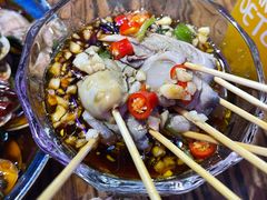 捞汁蚝肉-蚝堡海鲜·威海菜·海肠捞饭·烧烤·亚洲吃蚝公司(幸福门店)
