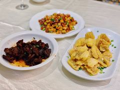 椒盐虾潺拼鸡翅-好兄弟郭巨海鲜(天一阁店)