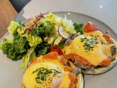 63度温泉蛋黑松露菌菇三文鱼-农畉LONFOOD(福田星河COCOPark店)