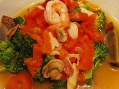 上汤西兰花-绿茶餐厅(崇文门新世界店)