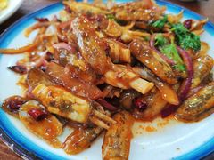 辣炒蛏子-叶存利海鲜大馅饺子(海宁路总店)
