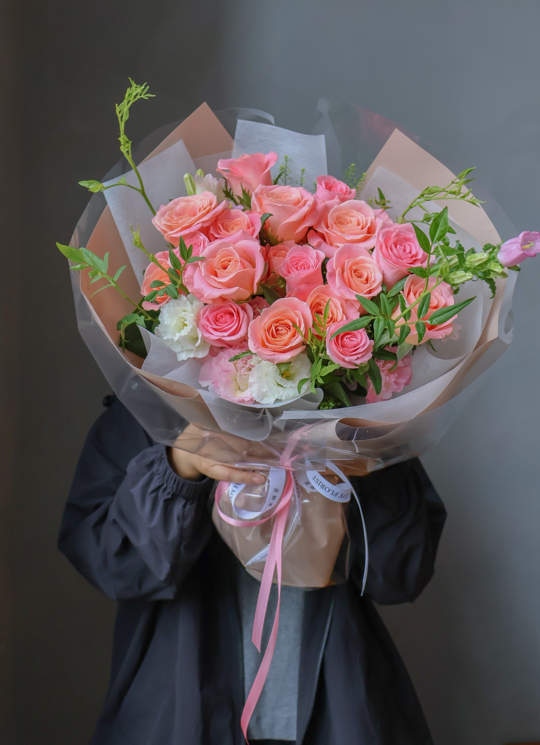 粉色系生日花束推荐