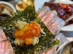 -草家酱蟹炭火烤肉店(珲春南路一店)