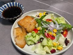 香煎龙利鱼沙拉-米仓食堂(凯德广场店)