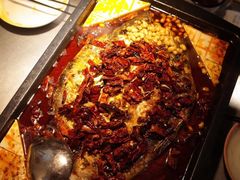 重庆豆花烤鱼-探鱼·鲜青椒爽麻烤鱼(苏宁广场店)