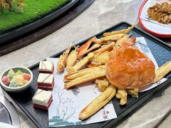 松叶蟹炭烤-新阿布海鲜大酒店