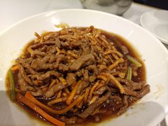撒子牛肉丝-刘胖子家常菜·蹄花焖藕(中南店)