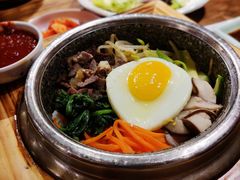 -明洞阿姨·韩式酱蟹烤肉·创意料理(三元桥店)