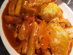 芝士炒年糕-韩聚屋韩国烤肉餐厅(新北万达店)