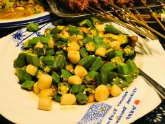 秋葵炒贝丁-旺角小渔村·海肠捞饭开创者(环山路店)