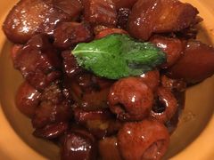 山楂红烧肉-山楂树融合菜餐厅