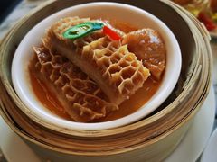 塔塔酱金钱肚-唐阁海景中餐厅·早茶·粤菜•生日聚餐(海口朗廷酒店)