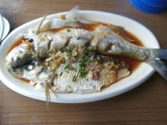 清蒸白水鱼-长廊好灶头 本地人农家菜(枫泾古镇店)
