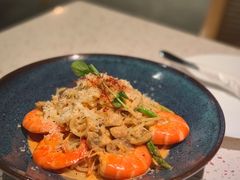 芝士蘑菇鲜虾意大利面-BE BRIGHT KITCHEN(正佳广场店)