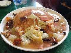 三鲜锅巴-北大地皖峰饭馆