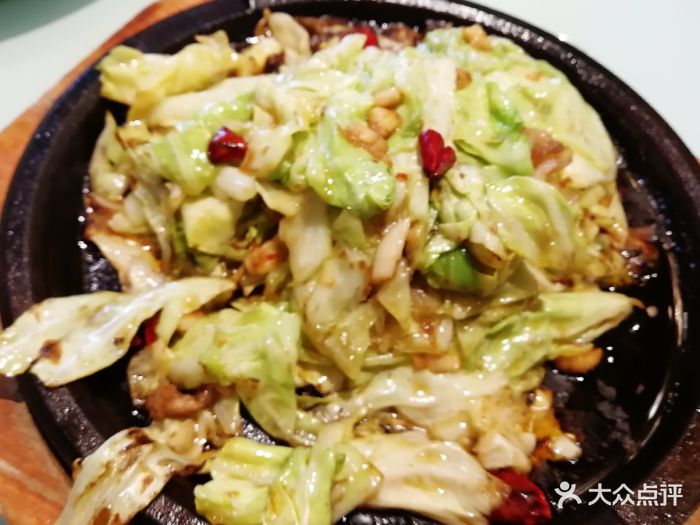 铁板手撕包菜