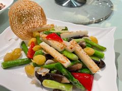 淮山银杏炒幼芦笋-利苑酒家(华熙国际店)