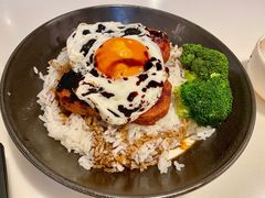 午餐肉煎蛋饭-新旺茶餐厅·早餐·夜宵(仙霞店)