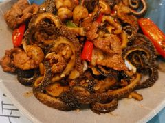 杭椒炒双鲜-南来顺饭庄·清真(南菜园店)
