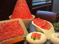 -海上明月海鲜火锅 鲜切牛肉