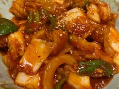 泡菜炒鱿鱼-쌍화점 霜花店·朝鲜族料理(徐家汇店)