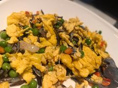 野米虾仁炒土鸡蛋-径山十八道·风味民间菜(杭州总店)