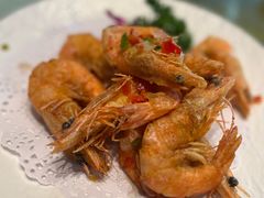 姥姥家的椒盐大虾-金典银峰老鹅馆·昆山菜(亭林公园店)