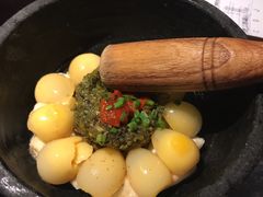 擂茄子皮蛋-炭舍干锅·烤鱼(扬名广场店)