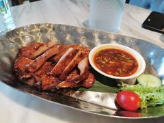 炭烧猪颈肉-星洲小聚·东南亚菜(中航城君尚店)