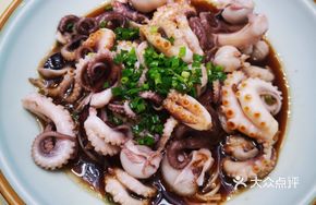 Scallion Oil Squid in 9 Seconds