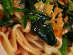 菠菜面-百年吾吾子手抓肉羊羔肉(山西巷店)