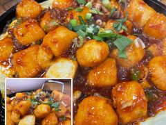 铁板海鲜豆腐-家有美味(户部山二店)