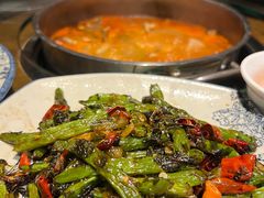 干煸四季豆-阿婉贵州苗家酸汤鱼(梅林店)