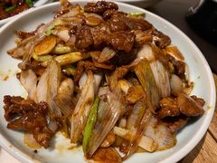 京葱爆羊肉-小吊梨汤·北京菜·烤鸭(鸟巢店)
