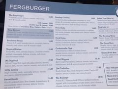 菜单-Fergburger(皇后镇店)