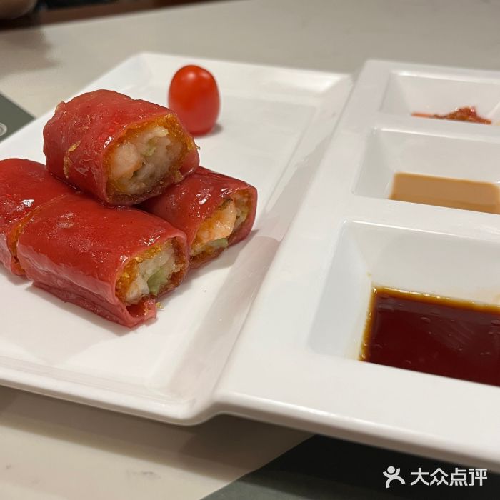悦满楼·西关名点·湛江名菜(航空综合大厦店)招牌明虾红米肠图片