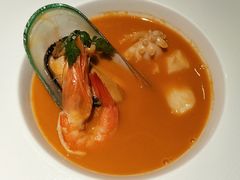 马赛海鲜番茄汤-橘洲1910花园江景西餐厅