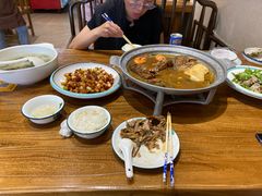 -东来菜馆•手抓海鲜家常菜•海鲜锅贴(鸽子窝店)