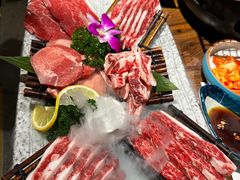 -明洞阿姨·韩式酱蟹烤肉·创意料理(三元桥店)