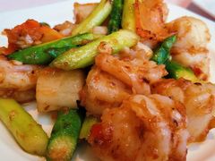 瑶柱酱爆带子虾球-誉八仙酒楼(静安大悦城店)
