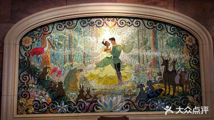 上海迪士尼度假区壁画图片