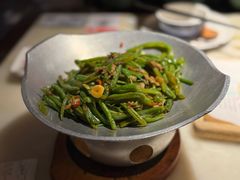 干锅扁豆丝-绿茶餐厅(朝阳大悦城店)