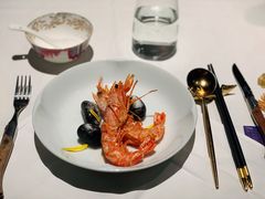 石烹盐浴秋菊红鹰虾-广舟(千禧店)