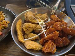 辣子鸡拼酱油鸡-MI WU FACTORY米屋美食工厂餐厅(绿地店)